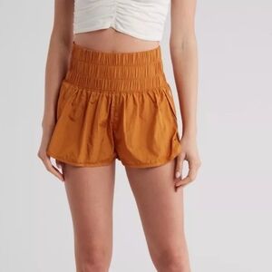 FP Movement Free People The Way Home Shorts Orange Size Medium New